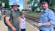 Bahnhofsfest in Gramzow begeistert junge und alte Eisenbahnfans