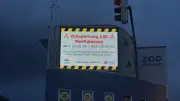 Rostock: RSAG warnt mit Großdisplays vor Vollsperrung am Werftdreieck