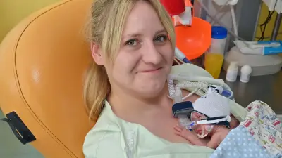 1000. Geburt am Südstadtklinikum: Frühchen Ryszard kämpft sich ins Leben