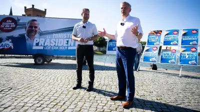 AfD-Wahlkampfauftakt in Stralsund: Umfragen sehen Partei vorn