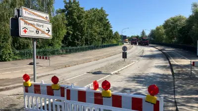 Belastungstests entscheiden über Zukunft der Herrenseebrücke in Waren