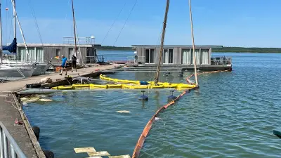 Bergung von gesunkenem Segelboot in Rieth abgebrochen