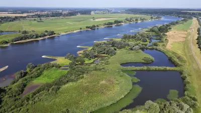 Boizenburg: Deichrückverlegung an der Elbe im Bau