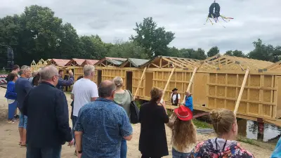 Bootsschuppen in Neubrandenburg werden wieder aufgebaut