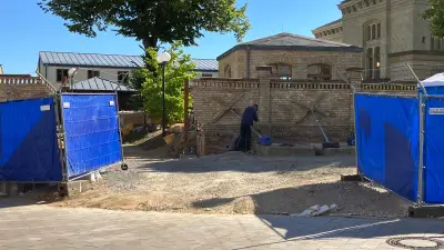 Denkmalschutz: Sanierung der Polizeimauer in Neustrelitz startet