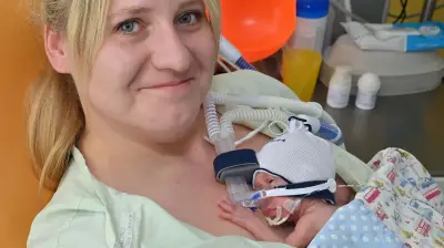 Frühchen Ryszard: 630 Gramm schwer, 1000. Geburt am Klinikum Südstadt