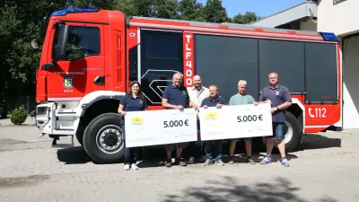 Geldsegen für zwei Feuerwehren durch Hausverlosung