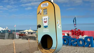 Gratis-Sonnencreme-Spender an Ostseestränden: Pilotprojekt in Warnemünde