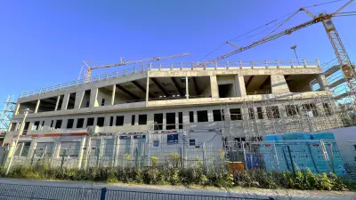 Greifswald: Rohbau des Gefahrenabwehrzentrums fertig