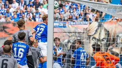 Hansa Rostock rettet Punkt gegen Mannheim nach Abwehrfehlern