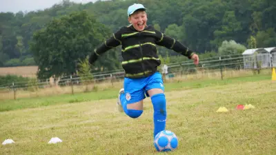 Inklusionscamp mit Hansa Rostock auf dem Lottihof begeistert