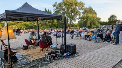 Konzert am Wohlenberger Strand mit Band Sconehead