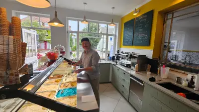 Neue Eisdiele in Ducherow: Vom Dachdecker zum Eismeister