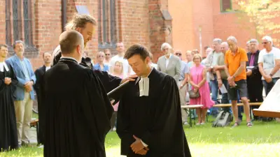 Neuer Pastor am Güstrower Dom eingeführt: Albrecht Wienß