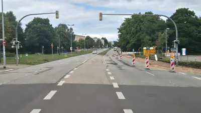 Nobelstraße in Rostock ab Donnerstag voll gesperrt