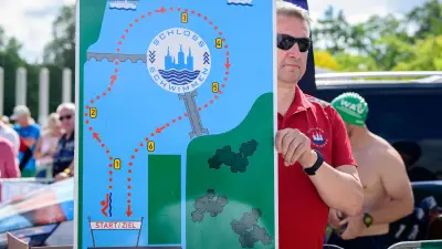 Schlossschwimmen: Nervenkitzel auf dem Langen Kanten