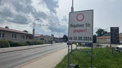Schwerin: Rogahner Straße und Schleifmühlenweg ab 24. August gesperrt