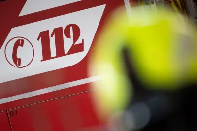 Testflug-Absturz auf Usedom löst Flächenbrand aus