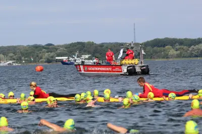 Vilmschwimmen auf Rügen: Justus Teröde siegt in Lauterbach