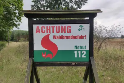 Waldbrandgefahr im Norden steigt: Höchste Warnstufe in MV erreicht
