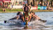 33. Drachenbootfestival in Schwerin startet am Pfaffenteich