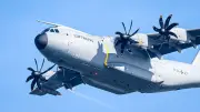 A400M brummt im Tiefflug über Parchim: Übungsflug der Bundeswehr