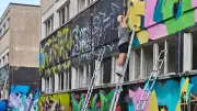 Altes Schulgelände wird zur Open-Air-Galerie in Lütten Klein