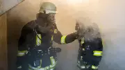 Brand im Dachstuhl einer Doppelhaushälfte in Dolgen am See