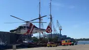 Segelunfall in der Wismarbucht: 72-Jähriger nach Reanimation per Hubschrauber ins Krankenhaus