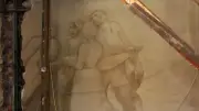 Vergessenes DDR-Wandbild im Schweriner Schloss: QR-Code soll erinnern