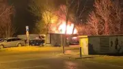 Wohnanhänger in Rostock-Schmarl niedergebrannt: Kripo ermittelt