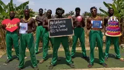 Bezahlter Liebesgruß: AfD Teterow lässt Afrikaner tanzen