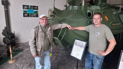 Eggesin: Museum zeigt restaurierten SPW 60 PB beim Oldtimertreffen