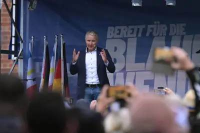 Höcke in Stralsund: 2.000 Menschen protestieren gegen AfD-Auftritt