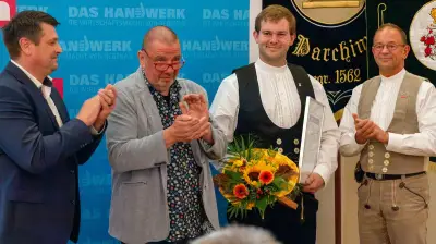 Jahrgangsbester: Marc-Andre Bolte glänzt bei Gesellenfreisprechung in Grabow