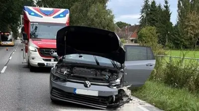 Mehrere Verletzte bei Unfall auf B104 bei Lützow