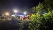 Nachtalarm in Mecklenburg: Feuerwehr übt Gefahrgut-Einsatz an Bahnstrecke