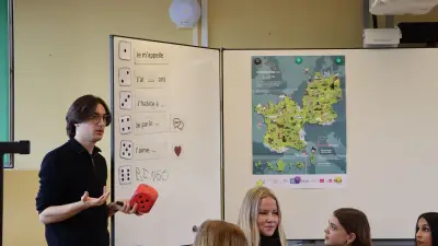 France Mobil begeistert Französischklassen der Lenné Schule in Ludwigslust