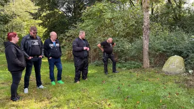 Gedenken an ermordeten Joel (6) in Pragsdorf am Tag der Deutschen Einheit