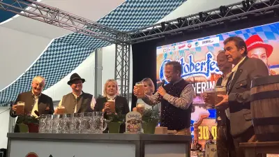 Oktoberfest-Eröffnung: Anstich fiel aus, Prosit trotzdem