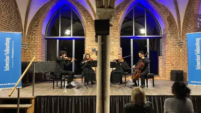 Streich-Quartett Lynx begeistert bei Klangmomente-Premiere im Kloster Zarrentin
