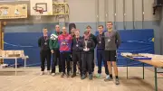 Feuerwehr Waren läuft beim Blaulichtlauf in Schwaan aufs Podest