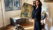 Katja Liebmann: Mit Staffelei und Buntstiften die Märchen-Landschaft Rothspalk skizzieren